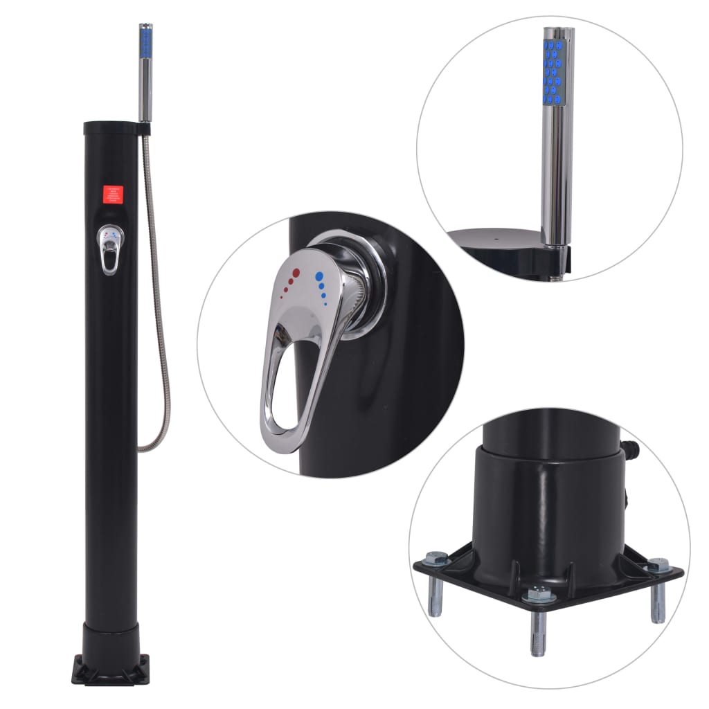 Doccia Vidaxl 8 l PVC Acciaio
