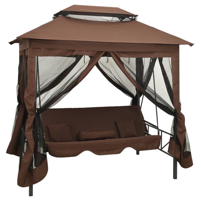 Vidaxl Swing Bench con caffè convertibile per Arbor colorato
