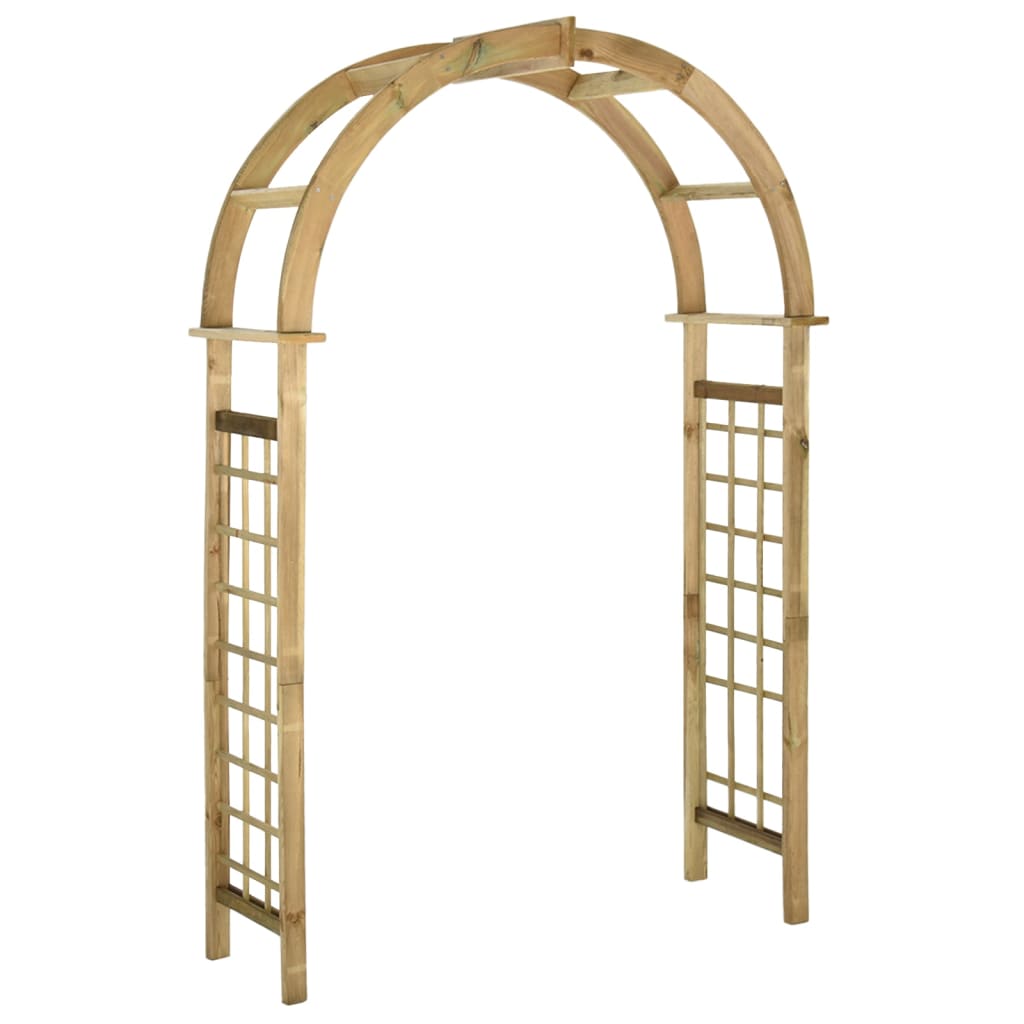 Vidaxl Garden Arch Impragato Pine Wood Green