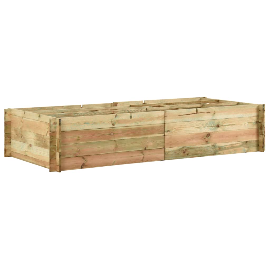 Vidaxl Planter Big 197x100x40 cm Pine impregnado