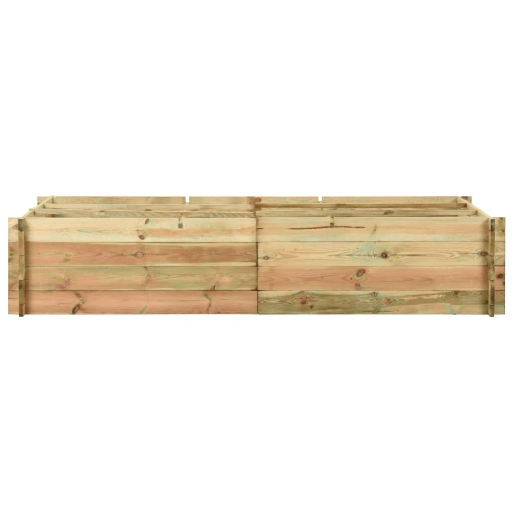 Vidaxl Planter Big 197x100x40 cm Pine impregnado