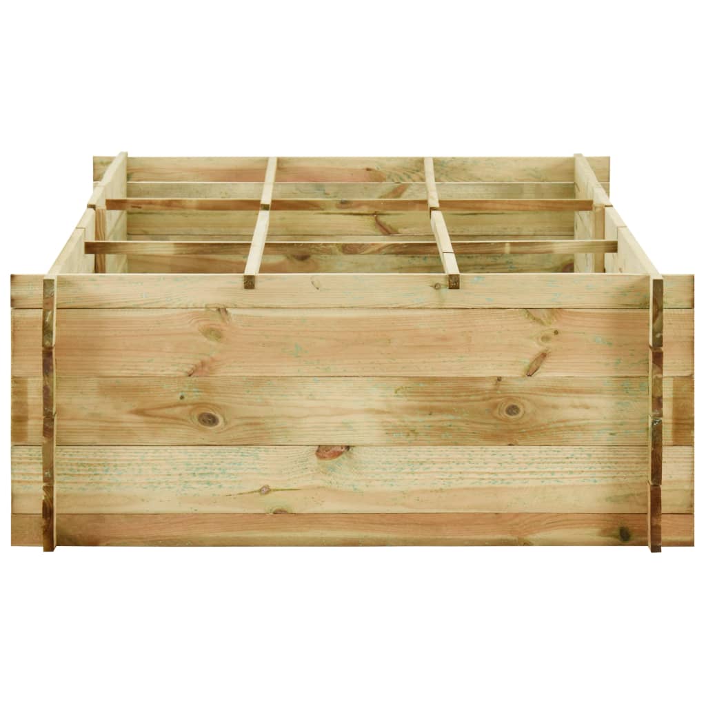 Vidaxl Planter Big 197x100x40 cm Pine impregnado
