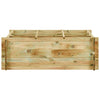 Vidaxl Planning Box 120x120x40 cm Pine impregnado