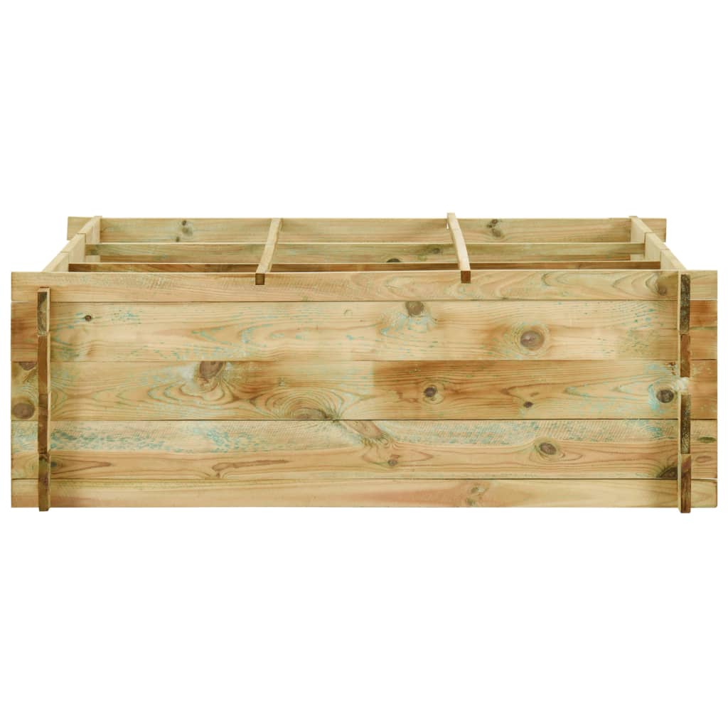 Vidaxl Planning Box 120x120x40 cm Pine impregnado