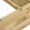 Vidaxl Planning Box 120x120x40 cm Pine impregnado
