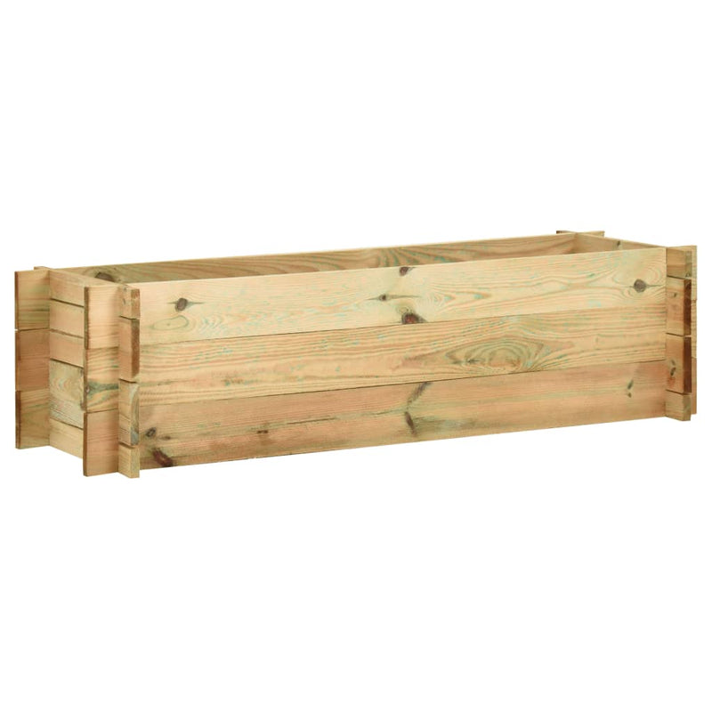 Vidaxl Planning Box 120 cm Pine impregnado