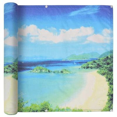Sombrilla de exterior vidaxl multicolor 400 x 90 cm oxford