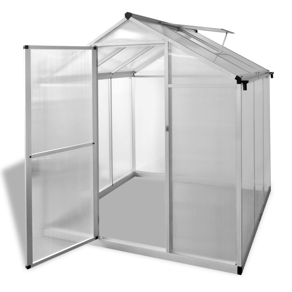 Vidaxl Tuinkas 3,46 m² Alluminio rafforzato