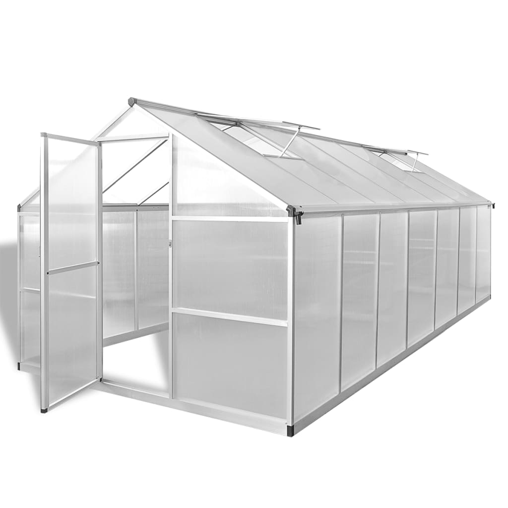 Vidaxl Tuinkas 10,53 m² Alluminio rafforzato