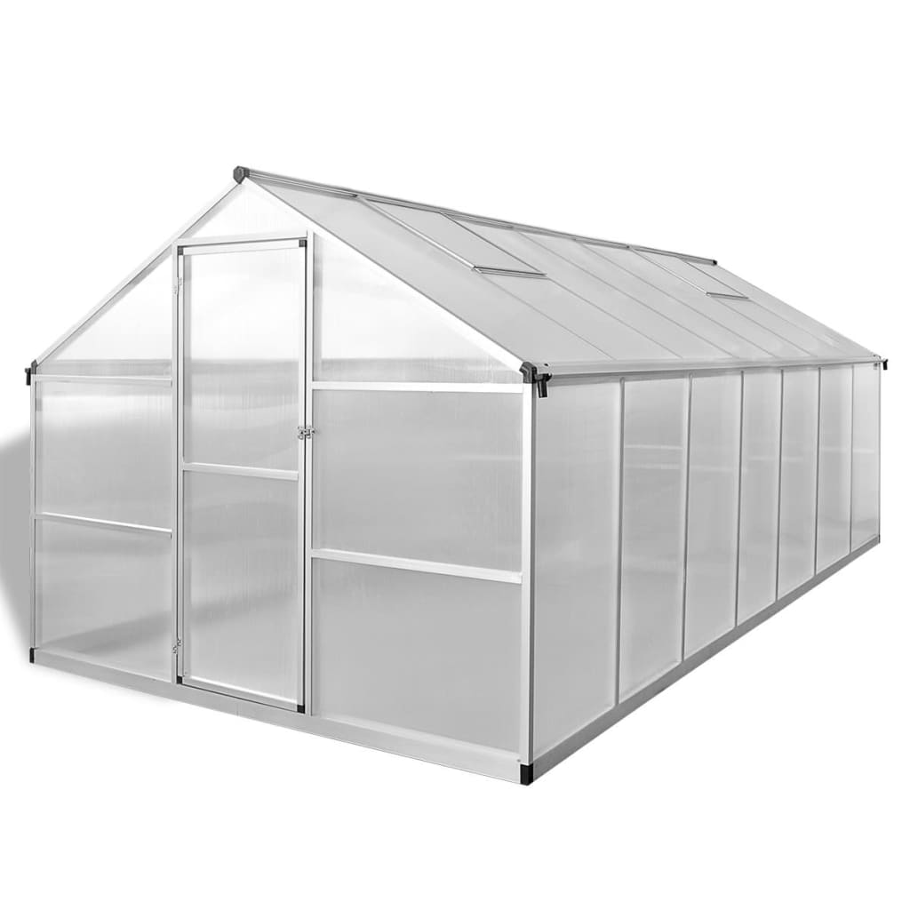 Vidaxl Tuinkas 10,53 m² Alluminio rafforzato