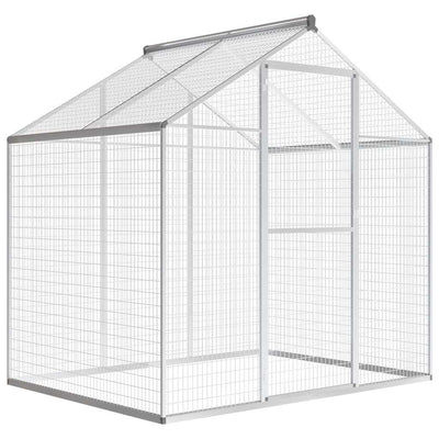 Vidaxl volière 178x122x194 cm aluminium
