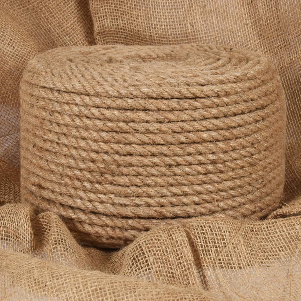 Vidaxl corda 100% iuta 14 mm 100 m