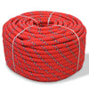 Vidaxl boot touw 6 mm 100 m polypropyleen rood