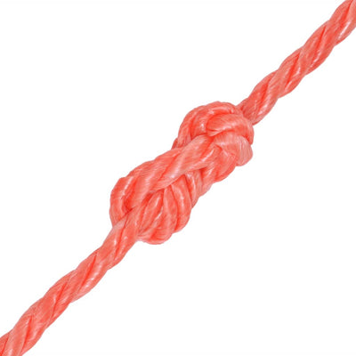 Vidaxl Rope Twisted 10 mm 100 m Polypropilene Orange
