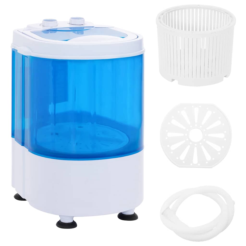 Vidaxl mini wasmachine met enkele trommel 2,6 kg