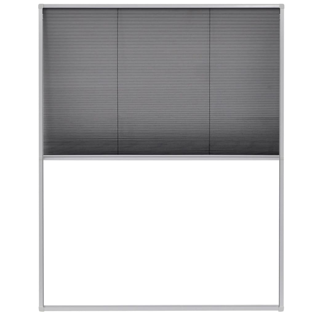 Vidaxl Raamhor Plissé 80x100 cm de aluminio
