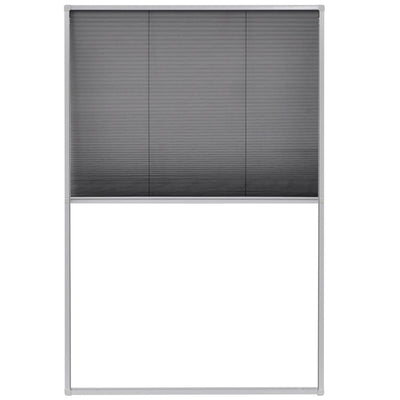 Vidaxl Raamhor Plissé 80x120 cm de aluminio
