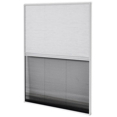 Vidaxl Raamhor Plissé con malversación de aluminio 60x80 cm