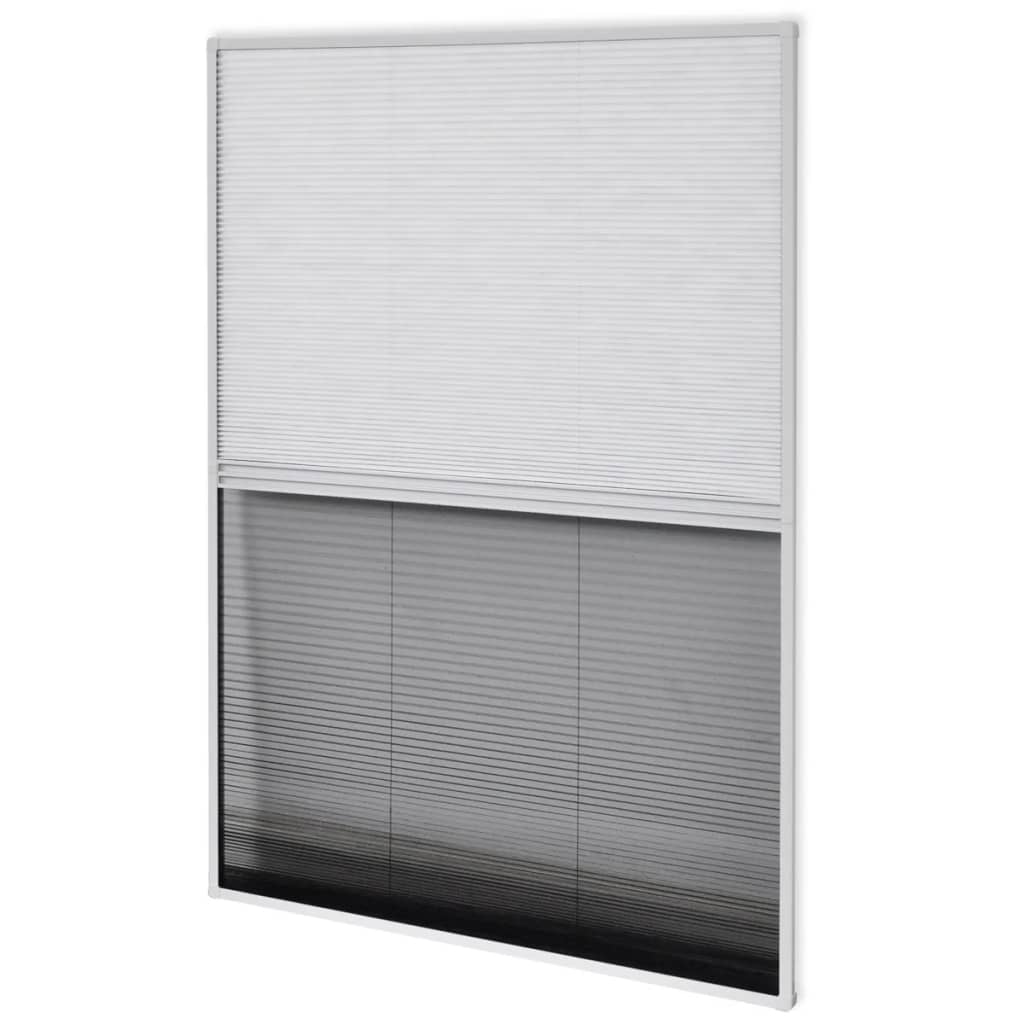 Vidaxl Raamhor Plissé con malversación de aluminio 80x100 cm