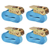 Vidaxl spanbanden 0,8 ton 6mx25mm blauw 4 st