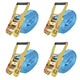 Pneumatici Vidaxl Span 4 tonnellate 8mx50mm blu 4 pezzi