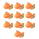 Pneumatici Vidaxl Span 0,4 TON 6MX25mm Orange 10 PCS