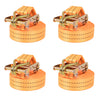 Pneumatici Vidaxl Span 1 tonnellate 6mx38mm arancione 4 pezzi