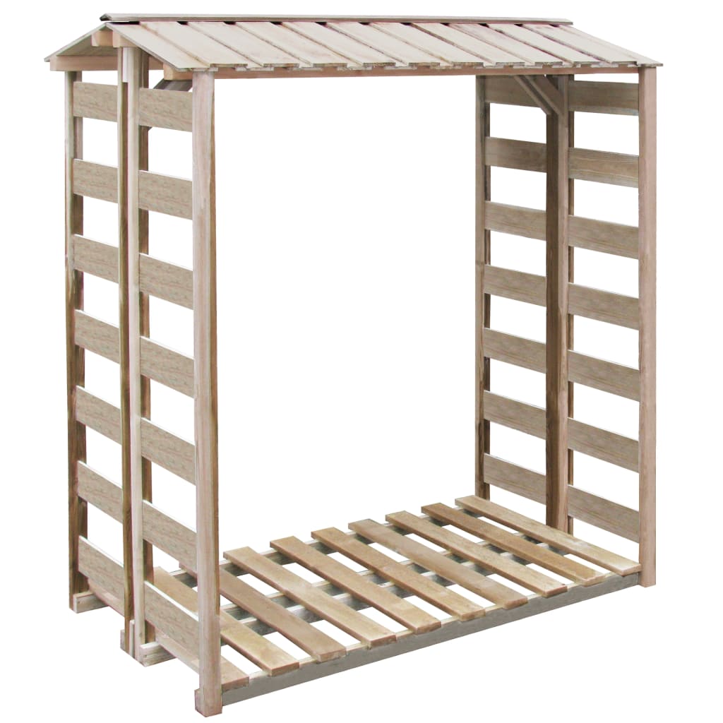 Almacenamiento de Firewood Vidaxl 150x90x176 cm Pine impregnado