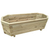 Plantador Vidaxl elevado 100x40x31 cm de madera de pino impregnada