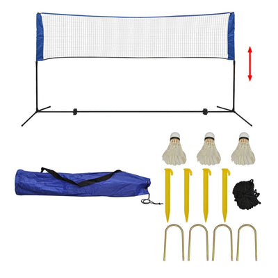 Vidaxl Badminton Net con navette 300x155 cm