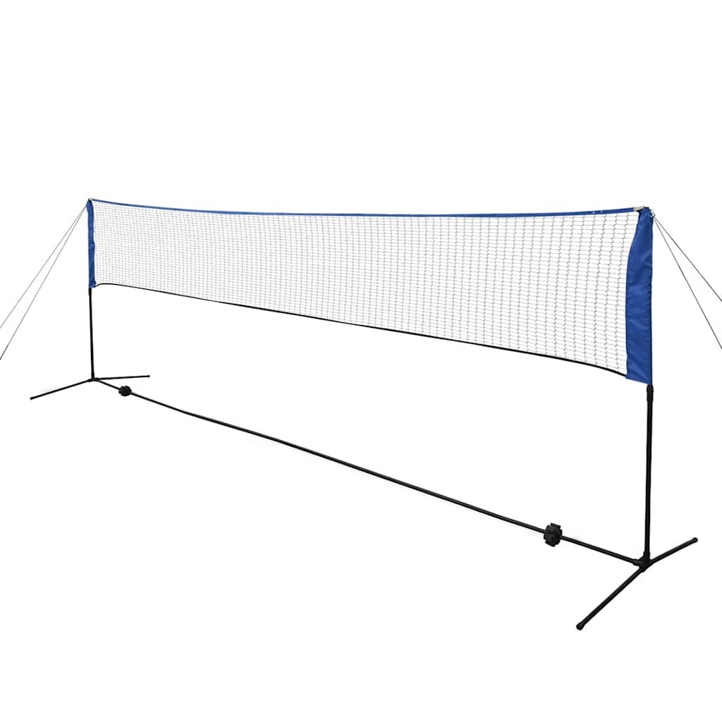 Vidaxl badminton net met shuttles 500x155 cm