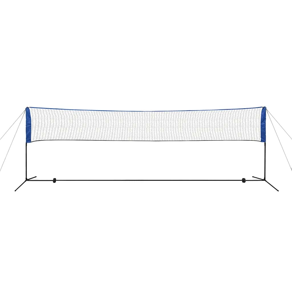 Vidaxl badminton net met shuttles 500x155 cm