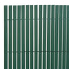 Vidaxl Garden Cercado de doble lado 90x300 CM PVC Green