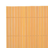 Vidaxl Garden Fencing Doble -lado de 90x300 cm PVC Amarillo