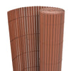 Vidaxl Garden Fencing Doble -lado 90x300 cm PVC Brown