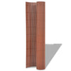 Vidaxl Garden Fencing Doble -lado 90x300 cm PVC Brown