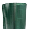Vidaxl Garden Fencing Doble -lado 90x500 CM PVC Green