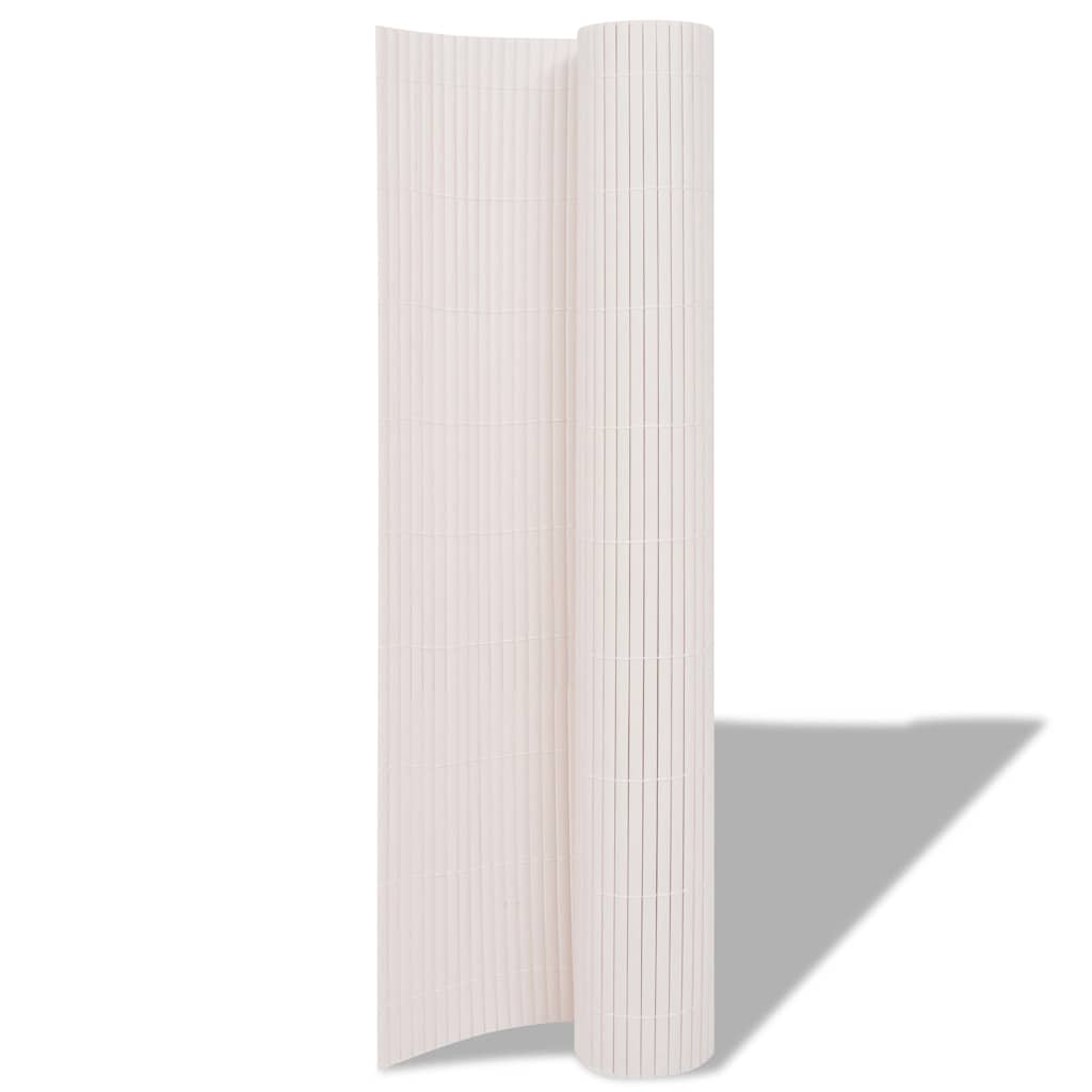Vidaxx valla de jardín blanca 150 x 300 cm PVC