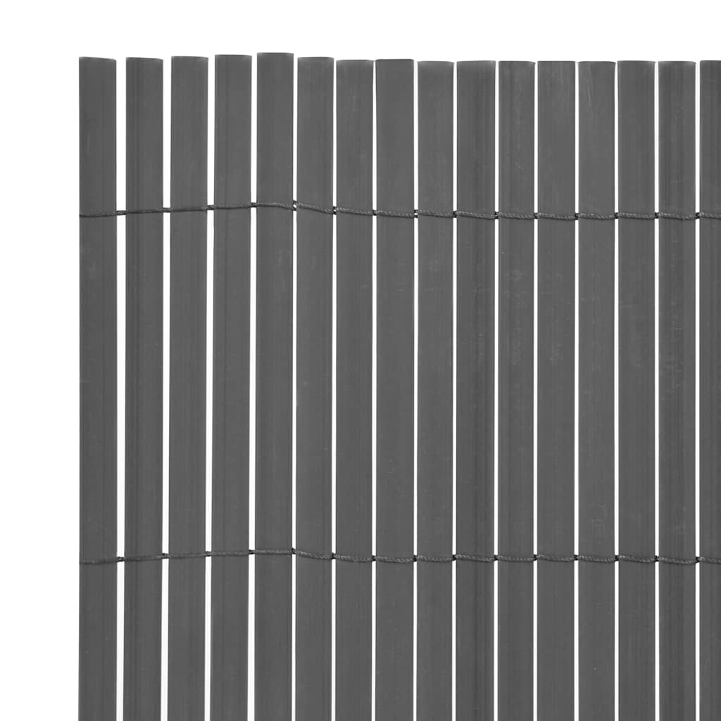 Recinzione da giardino Vidaxx bifacciale 150x500 cm PVC grigio