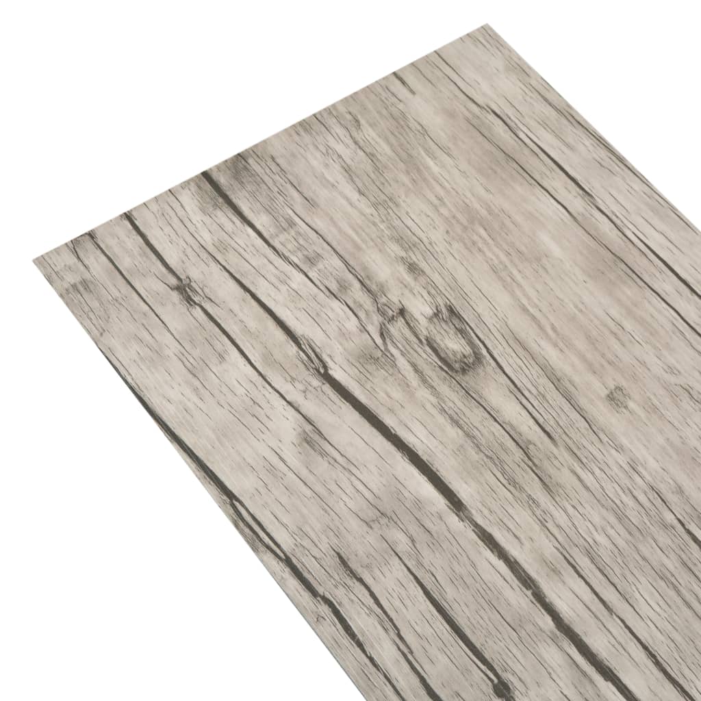 VIDAXL ABIORI PIANO NON ADASSIVE 5,26 m² 2 mm PVC lavato quercia
