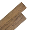 Tablas de piso de Vidaxl autoadhesivo 5.02 m² 2 mm PVC nogal marrón
