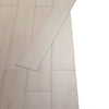 Vidaxl Piso de piso Autoadhesivo 5.02 m² 2 mm PVC Classic White Oak