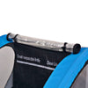Vidaxl Bicycle Trailer 30 kg grigio e blu