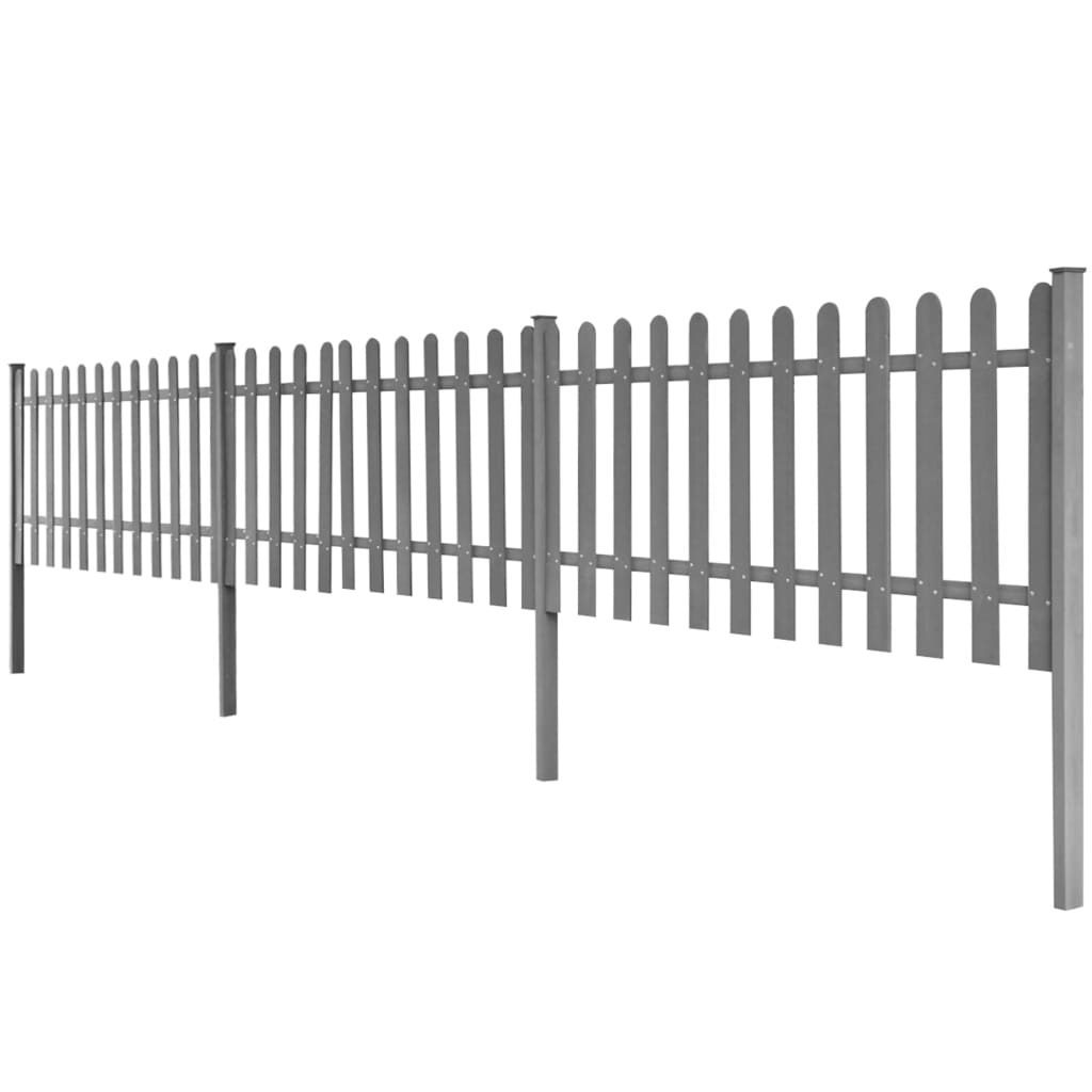Vidaxl Fence con post 3 PCs 600x60 cm HKC