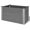 Plantador Vidaxl elevado 100x50x54 cm HKC Gray
