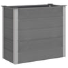 Vidaxl plantenbak verhoogd 100x50x91 cm hkc grijs