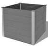 Vidaxl Planning Box elevado 100x100x91 cm HKC Gray