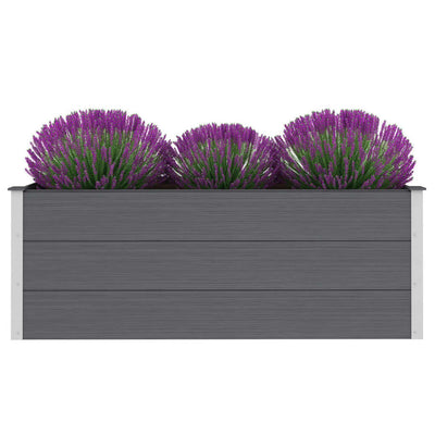 Vidaxl fioriera raccolta 150x50x54 cm grigio HKC
