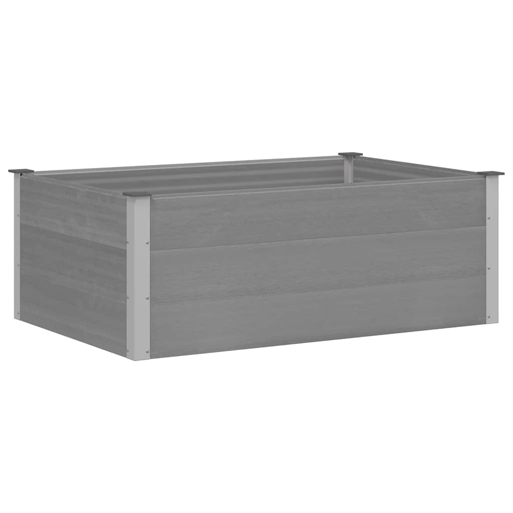 Vidaxl fioriera raccolta 150x100x54 cm HKC Grey