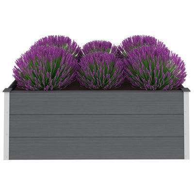 Vidaxl fioriera raccolta 150x100x54 cm HKC Grey